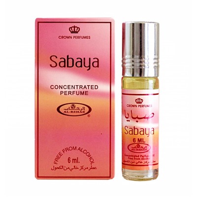 Al-Rehab Concentrated Perfume SABAYA (Масляные арабские духи САБАЯ Аль-Рехаб), 6 мл.