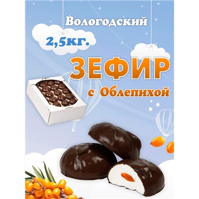 Зефир в шоколаде "с Облепихой" 2,5кг. TV