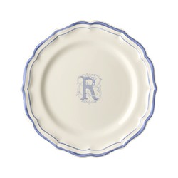 Десертная тарелка, белый/голубой  FILET BLEU R,Gien
