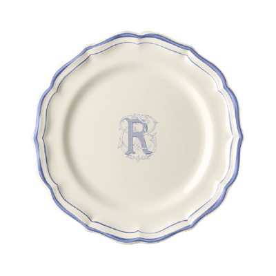 Десертная тарелка, белый/голубой  FILET BLEU R,Gien