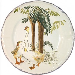Тарелка десертная Лебедь из коллекции Grands Oiseaux, Gien