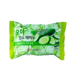292418  М JUNO Мыло пилинг косметическое огурец /Cucumber 150г*120 Корея