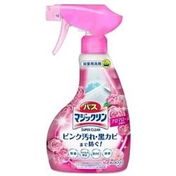 347701 Пенящееся моющее средство для ванной комнаты КAO "Magiclean" Super Clean с ароматом роз, спрей 380 мл