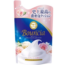008297 COW Сливочное жидкое мыло "Bouncia" для рук и тела с ароматом роскошного букета запаска 400 мл