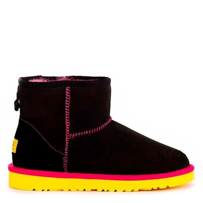 Ugg Classic Mini II Black-Yellow