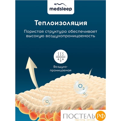 MedSleep ARIES Подушка детская стег 40х60,1пр, хлопок/шерсть/микровол.