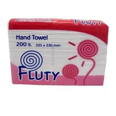 20011 Бумажные полотенца "Fluty", 200 шт (для диспенсера 225х70 мм)
