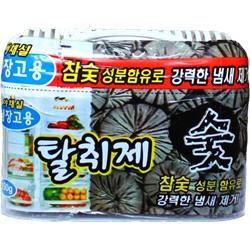133013 HAPPYROOM Поглотитель запахов для холодильников (уголь) 150г/Корея