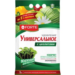 Bona Forte Удобрение Универсальное весна-лето с цеолитом, пакет 5 кг