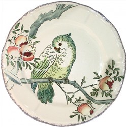 Тарелка десертная Какаду из коллекции Grands Oiseaux, Gien