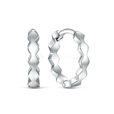 Кольцо из серебра родированное 04-401-0149