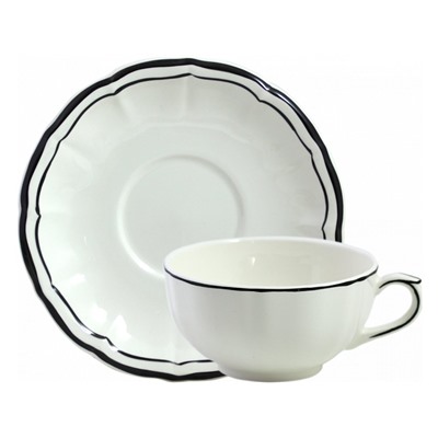 Чашка чайная без блюдца для завтрака из коллекции Filet Manganese, Gien